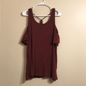 Cold Shoulder Casual Top